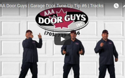 Garage Door Tip #6: Tracks Must Be Securely Fastened and Free of Bends