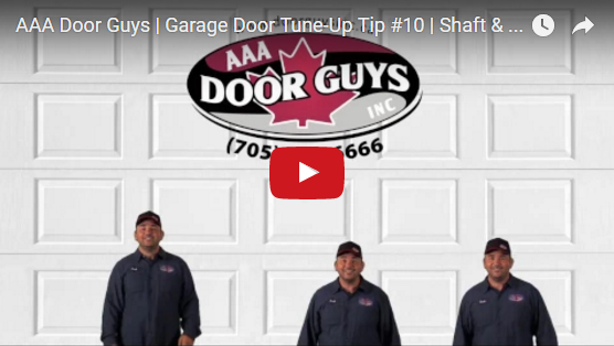 Garage Door Tip #10: Shaft and Bearings Must Not Be Worn Out or Bent